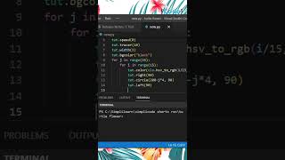 🔥 This Is What Python Turtle Can Do 😲😲 #Animation #Shorts | SimpliCode