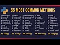 55 most common string methods in Python