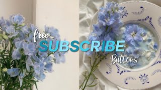 ✦15 free subscribe button (GREEN SCREEN) | cute + aesthetic | Part 1