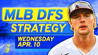 MLB DFS Today: DraftKings & FanDuel MLB DFS Strategy (Wednesday 4/10/24)