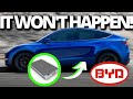 BYD won't supply their BLADE BATTERY to TESLA!