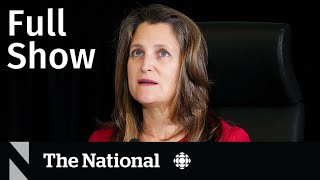 CBC News: The National | Convoy protest inquiry, Climate adaptation plan, Börje Salming
