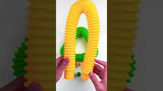 Mini POP tube Crunchy and Natural ASMR #diy #creative #colors #oddasmr #satisfyingvideos #relaxing