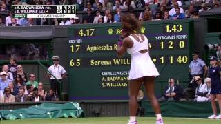 Serena Williams► Serves 4 ACES in a row @ Wimbledon 2012