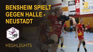 HSG Bensheim/Auerbach vs. SV Union Halle-Neustadt | Highlights - 23. Spieltag HBF | SDTV Handball