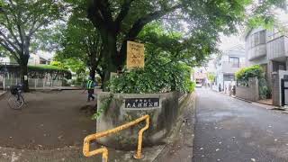 360度動画4K  中野区の公園を５つ紹介している自転車撮影の動画  20240610