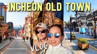 Exploring Incheon's Old Town: Sinpo Market, Chinatown, \u0026 Wolmido | Korea Travel Vlog 🇰🇷