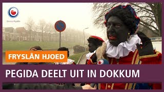 REPO: Pegida deelt pepernoten uit in Dokkum