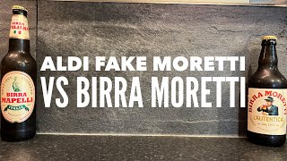 Birra Moretti Lager Vs Aldi Birra Mapelli Lager | Discount Supermarket Lager Review