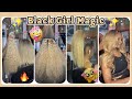 Black Girl Magic✨613 Blonde Color Tape In Extension Review | Extend & Restyle On Relaxed Hair