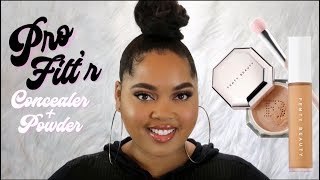 NEW Fenty Beauty Pro Filt'r Instant Retouch CONCEALER & POWDER Overview + Swatch