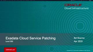 _Exadata Cloud Service Patching (Old)