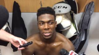 Red Wings prospect Givani Smith enjoys fighting, sees physical style as ticket to NHL