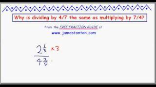 Why is dividing by a fraction the same as multiplying by the reciprocal? (TANTON Mathematics)