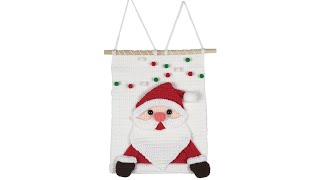 Santa Tapestry-9:How to crochet the cuffs?