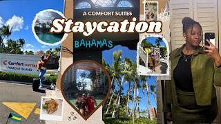 I Did a Staycation at Comfort Suites Paradise Island 🇧🇸 | Room Tour, Restaurants & All the Amenities