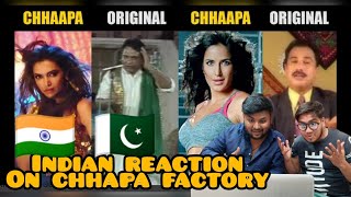 INDIANS REACTION ON  BOLLYWOOD CHHAPA FACTORY || INDIAN REACT TO COPY SONG OF BOLLYWOOD//PAKISTANI