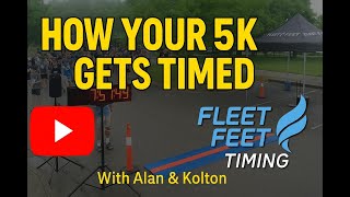 How We Time Your 5K | Behind the Scenes at the Arbor Day 5K with Alan & Kolton | Fleet Feet Timing