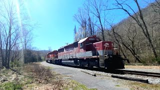 RJ Corman train Cumberland Gap KXCG line