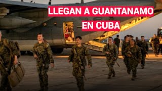 URGENTE: Llegan Marines de EE.UU a la Base Naval de Guantánamo en Cuba para recibir deportados