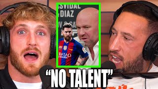 Logan Paul Reacts To Dana White Calling Soccer "Least Talented Sport On Earth"