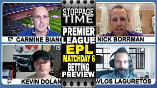 ⚽ Premier League Picks, Predictions and Odds | EPL Match Day 6 Betting Preview | September 1