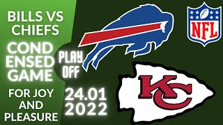 🏈Buffalo Bills vs Kansas City Chiefs AFC Divisional Playoff NFL 2021-2022 Conden