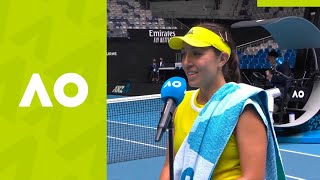 Jessica Pegula: "She's gonna make me earn it!" (3R) on-court interview | Australian Open 2021