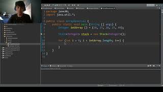 How to Reverse an Array with a Stack - Java Programming Tutorial