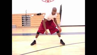 Dre Baldwin: Ball Handling Dribbling Combination Drill | Derrick Rose One Hand Under Thru Legs 3x