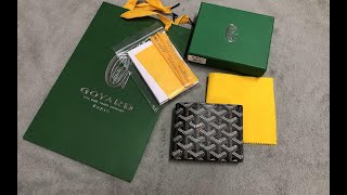 Goyard Victoire Wallet Black Review