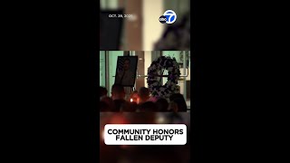 Slain San Bernardino County deputy honored at vigil