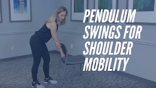 Pendulum Swings - Shoulder Mobility Exercise - CORE Chiropractic