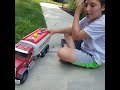 Declan uses the tanker truck to help his friend Sherman