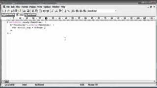 jQuery Tutorial - 83 - scrollTop