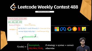 Leetcode Weekly Contest 488 || Q1, Q2, Q3, Q4 Solution Explained C++ || Deque, 3-D DP || Watch 2X 🚀