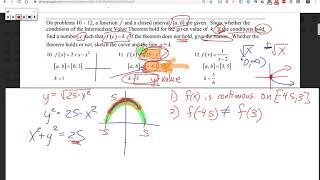 AP Calc AB | Unit 1 - Limits and Continuity | IVT Ex.'s