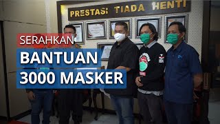Tribunnews dan Garmen Cardinal Bagikan Serahkan Bantuan 3000 Masker untuk Polresta Solo