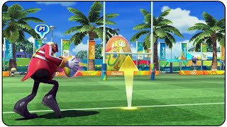 Mario & Sonic at the Rio 2016 Olympic Games (Wii U) - All Characters Rugby Gameplay
