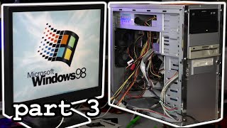 Win 98: Install Driver, Reboot, Repeat! | Windows 98 SE Build, Part 3 | \u0026 Vintage Ebay Parts.