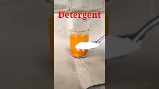 Easy Science Experiment To Do At Home..School Science Experiments || turmeric+water+detergent=?