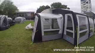 Kampa Rally Air Pro 390 Grande Awning w/Conservatory Walkabout 2018 NEW