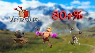 BH9 80+% Attack Strategy(80 Barbs 5 Bombs 3 Carts) #803