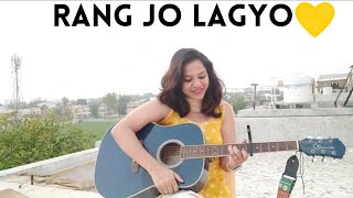 Rang jo lagyo |acoustic guitar cover by Jennifer Goli |Atif Aslam | ramaiya vastavaiya