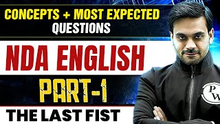 English Marathon For NDA-2, 2024 Exam | Part - 1 | NDA English One Shot Revision | Defence Wallah