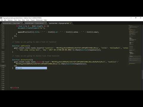 consuming RESTful API-Google Tasks API-Javascript- Delete Tasks from Tasklist part 04 consuming RESTful API-Google Tasks API-Javascript- Delete Tasks from Tasklist part 04