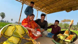 গ্রাম্য পদ্ধতিতে দুর্দান্ত স্বাদের ভেটকি মাছের পাতুরি ।। Vetki fish paturi