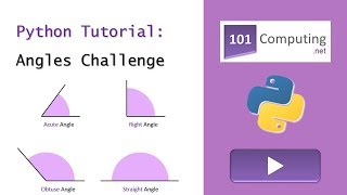 Angles Challenge using Python - Video tutorial