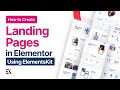 How to Create an Elementor Landing Page in 5 minutes | ElementsKit | All-in-one addon for Elementor