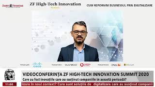 VIDEOCONFERINȚA ZF HIGH-TECH INNOVATION SUMMIT 2020  22.09.2020